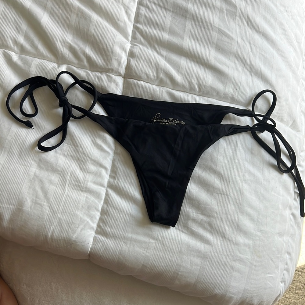 Frankie’s Bikinis black tie bottoms